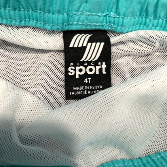 Boys Bathing Suit Swim Shorts & Matching Rash Guard Top In Size 4T & 5T Like New - Picture 5 of 10